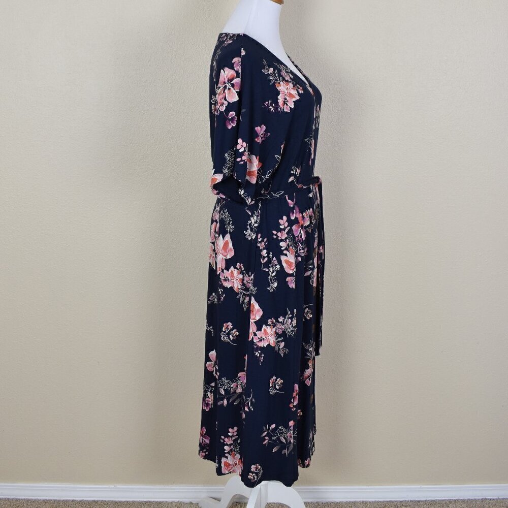 J. Jill Botanical Bunches Floral Midi Dress - S - Picture 6 of 8